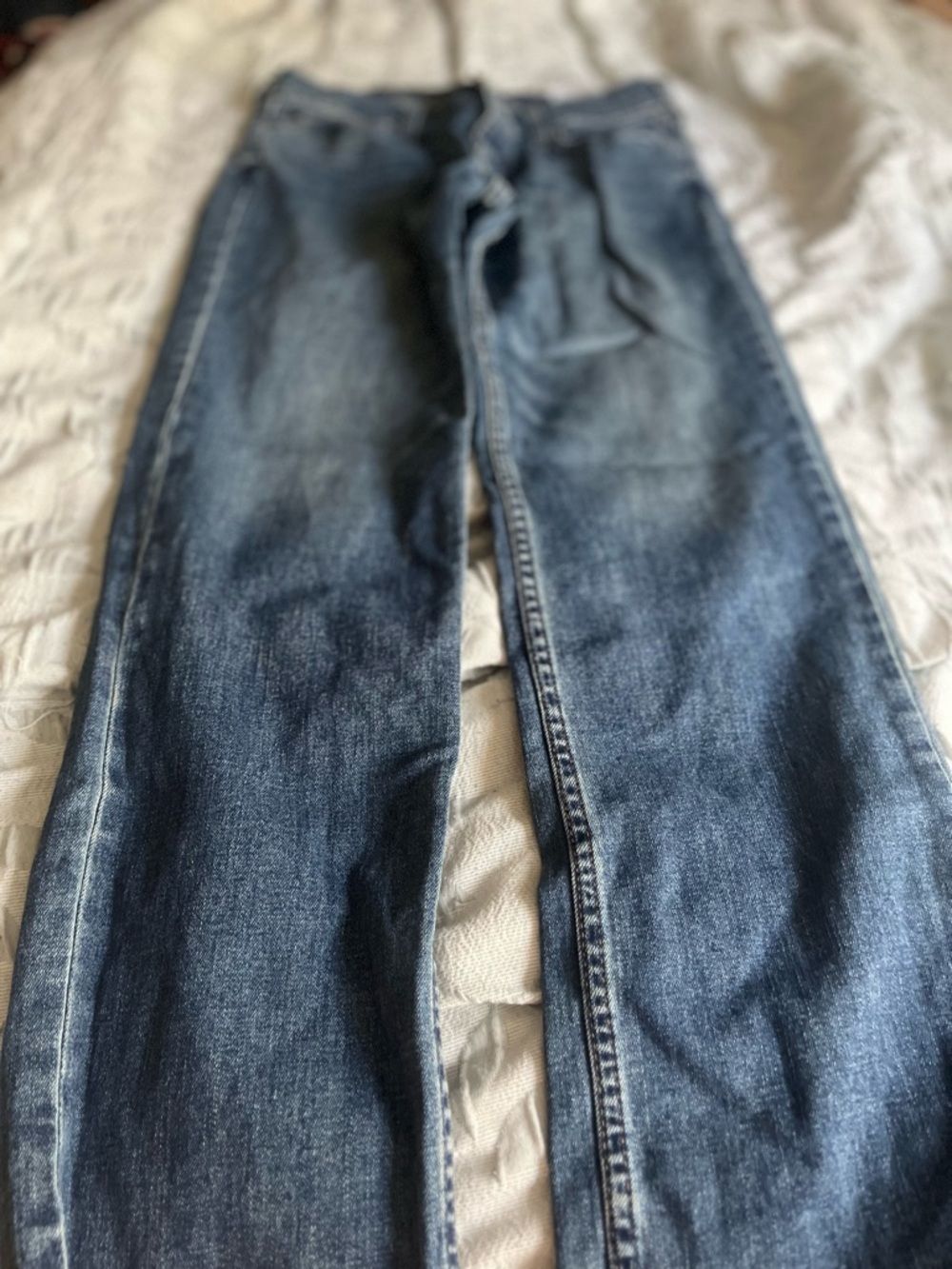 Hollister Men's Straight Denim Jeans - Medium Blue Wash
